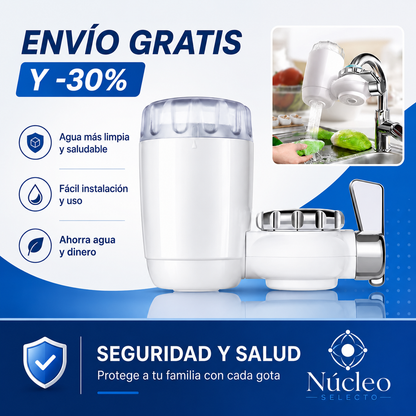 Purificador de Agua para Grifo – Limpieza y seguridad 💧