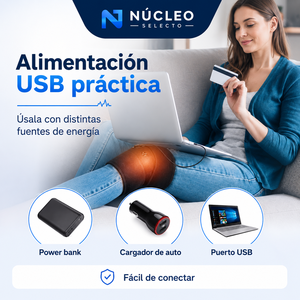 Rodillera Térmica Ajustable – Alivio y bienestar ❤️