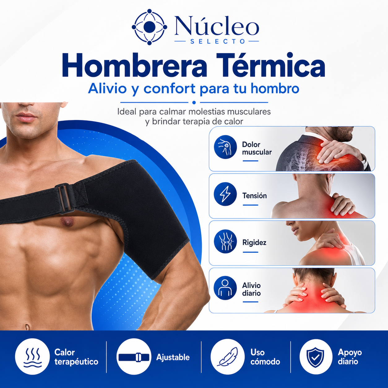 Hombrera Térmica – Descanso y Alivio ❤️