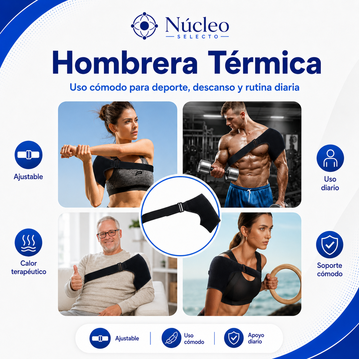 Hombrera Térmica – Descanso y Alivio ❤️