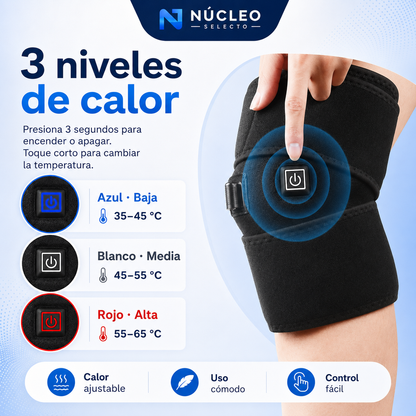 Rodillera Térmica Ajustable – Alivio y bienestar ❤️