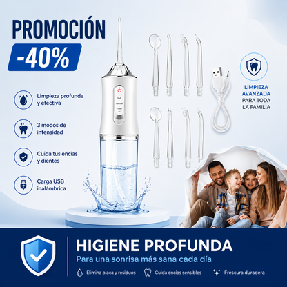 Irrigador Bucal Portátil - Limpieza y Salud 💧